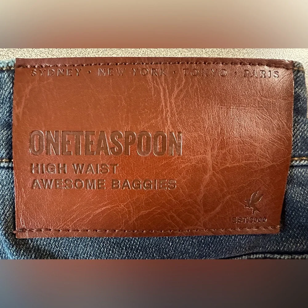 One Teaspoon High-Waist Awesome Baggies Jeans - NWT